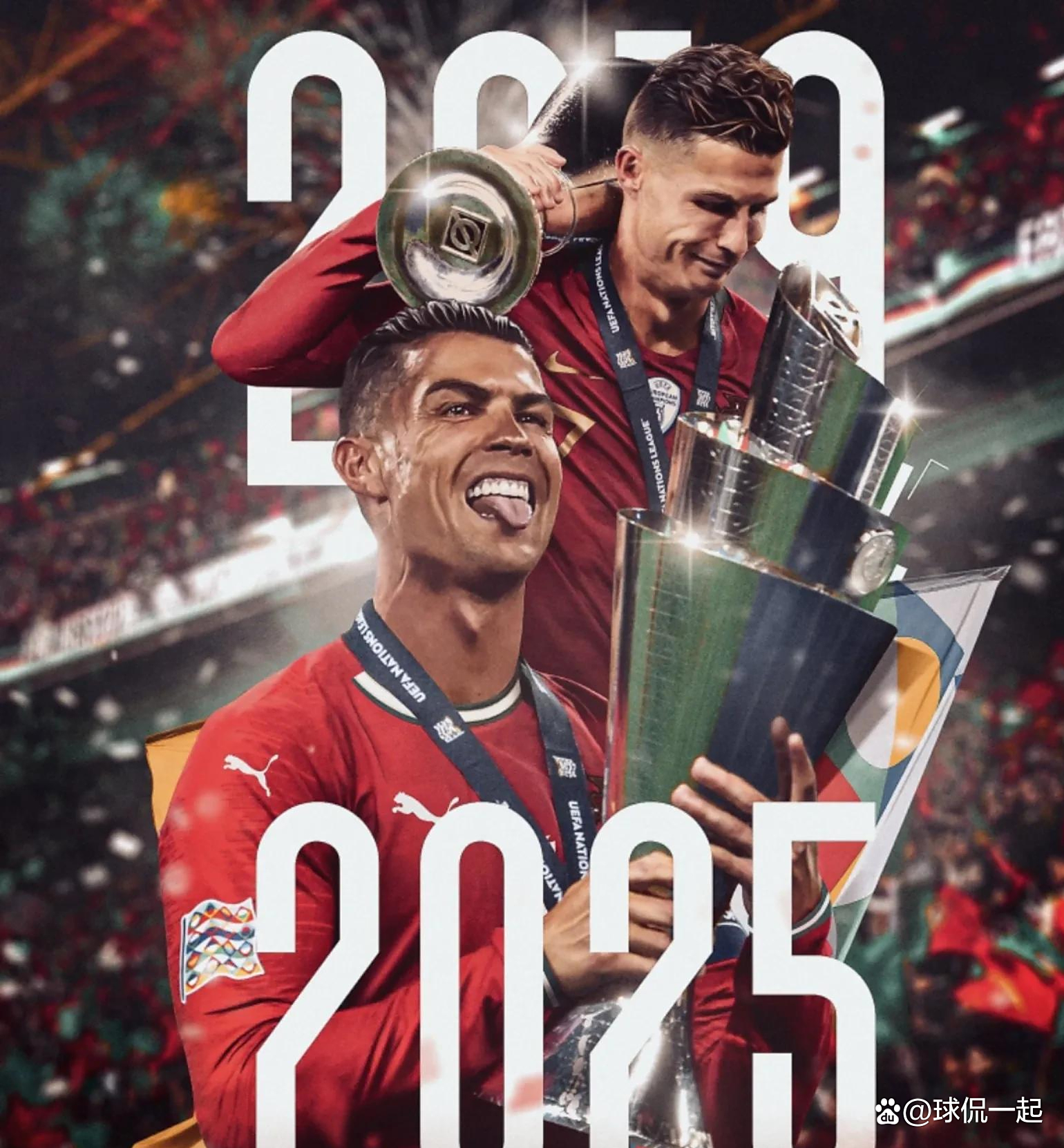 葡萄牙队长再被选为世界最佳球员，创造纪录